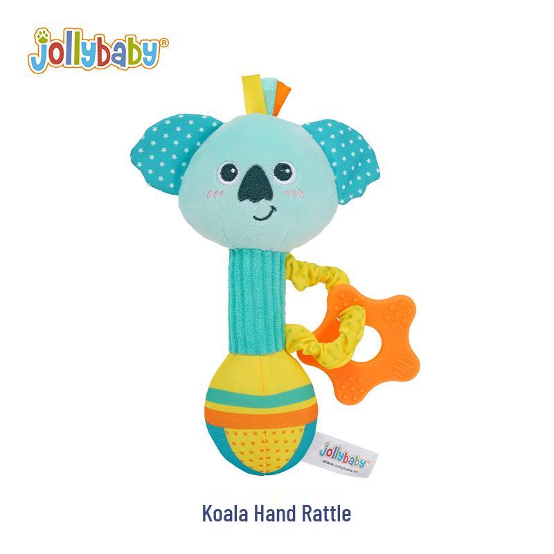 Jollybaby Baby Rattle & Teether Toy, Infant Grip Stick, Safe for 0-6 Months