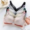 Large-sized Bras for Women Full-cup Bras Adjustable Bras Mesh Breathable Bras Push Up Bra