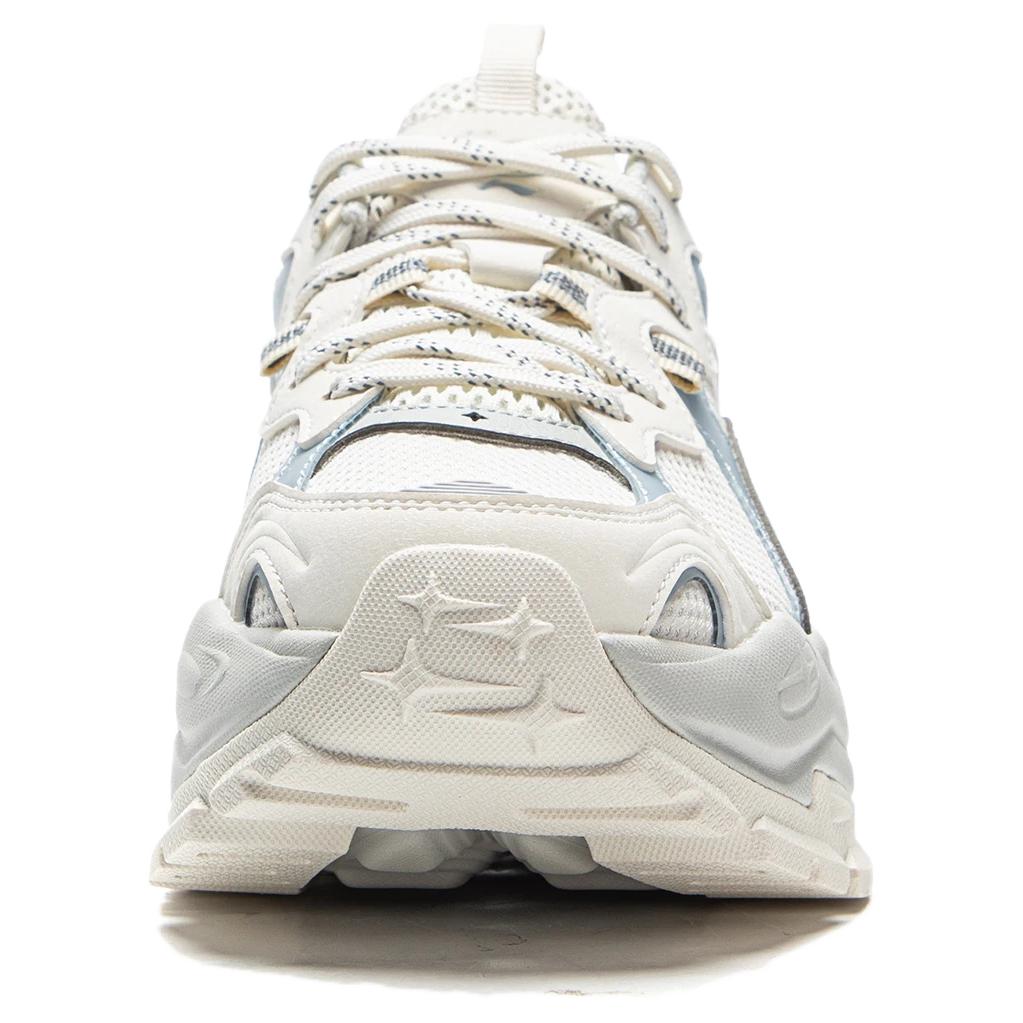 Li Ning Синтетическая кожа, ТПУ Устойчивая к истиранию Амортизация Низкие Повседневная обувь Женская Цвет: Слоновая кость/Облачно-голубой AGCV474-4