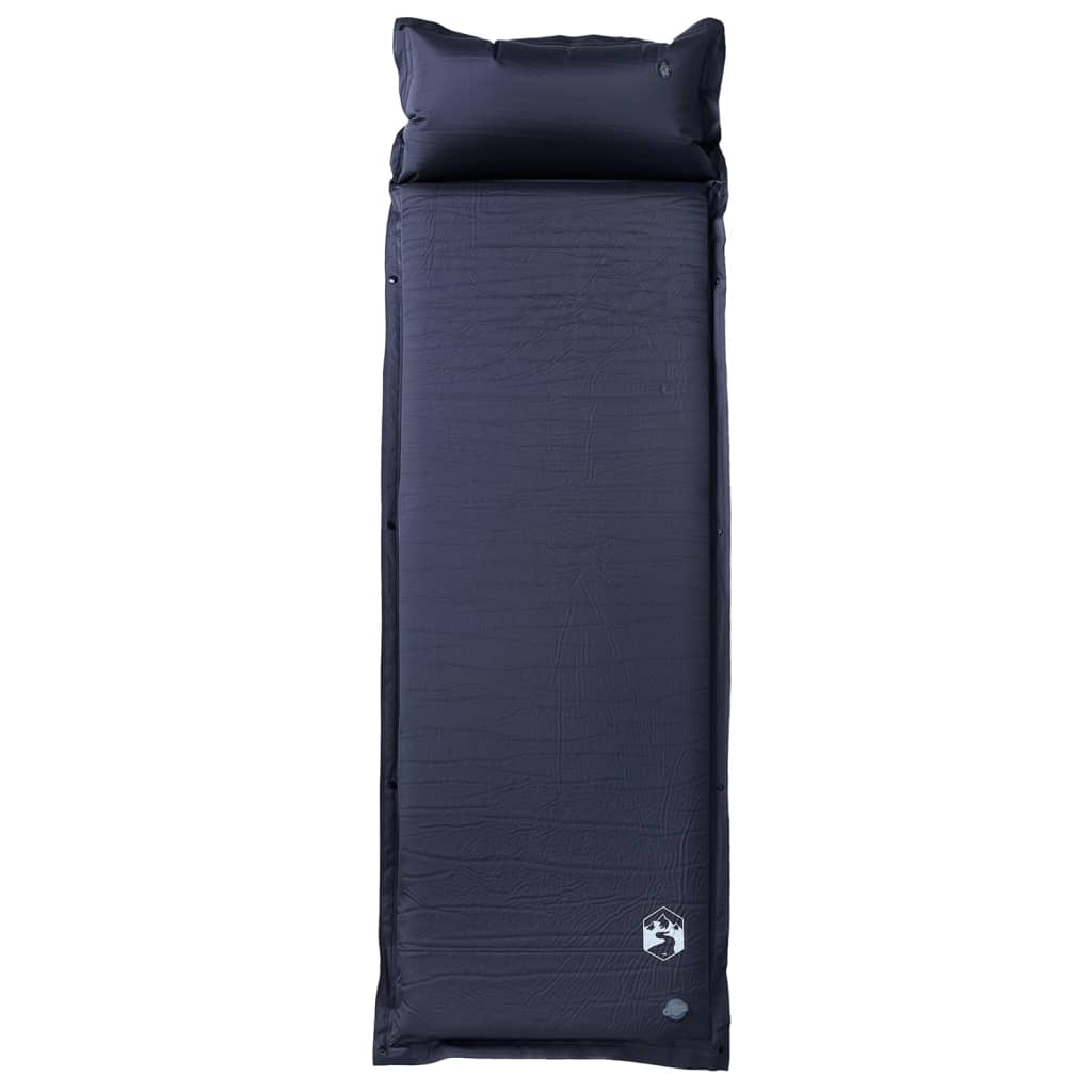 Self Inflating Sleeping Mat with Pillow Gray