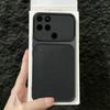 Премиальный кожаный чехол Executive для realme C25Y C21Y C21 с большим окном и защитой объектива