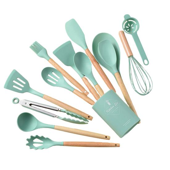 12/14 шт. кухонная утварь, антипригарная термостойкая силиконовая лопатка, ложка, масляная щетка, лопатка, набор для взбивания яиц для дома, секс-одежда для взрослых