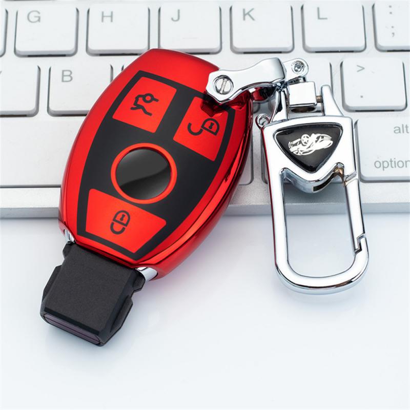 Мягкий чехол для дистанционного ключа автомобиля из ТПУ для Mercedes Bnez CLA GLC GLA GLK W203 W210 W211 W204 W176 ABCR Class AMG Аксессуары
