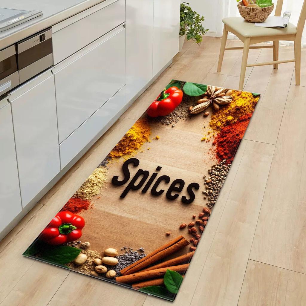 Кухонный коврик для приправ, противоскользящий, масловпитывающий, кухонный коврик для пола, коврик для пола в ванной и душевой, украшение для дома