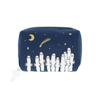 Sunstar Stationery Moomin Puff Print Summer Navy S2336464 Pouch, Design, 2025, Hattifatteners, Blue,