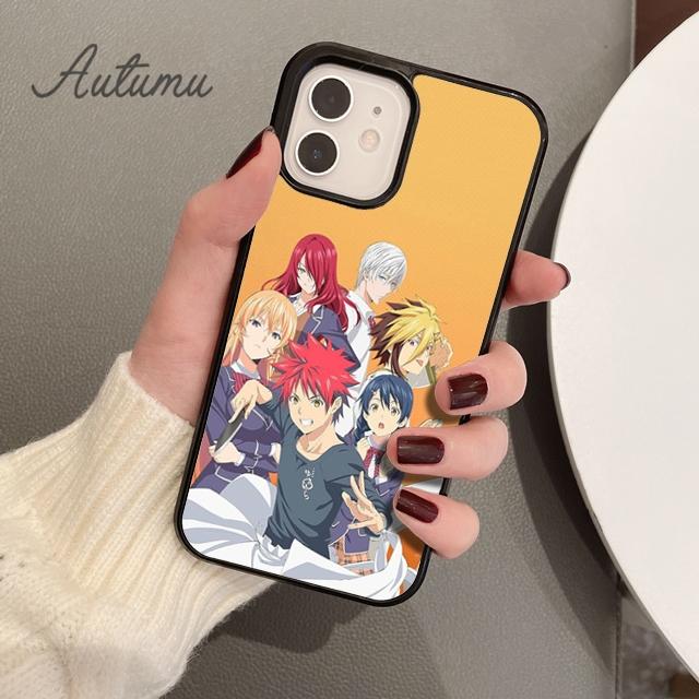 Чехол для телефона Food Wars Shokugeki no Soma для iPhone 11 12 13 14 Pro Max mini X XR XS SE 2020 6S 7 8 Plus Samsung S21 S22