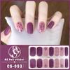 CS Waterproof No-Cure Gel Nail Wraps, Full Cover Spring & Summer Blend & Contrast Color Nail Stickers, Nail Patch Films