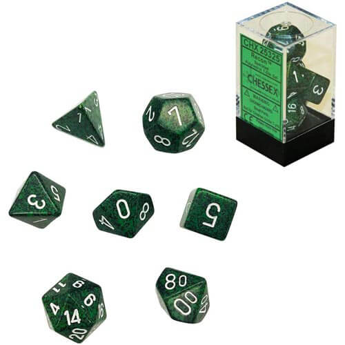 D7 Die Set Dice Speckled Poly (7 Dice) (Recon)