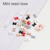 Simple Bowknot Nail Charms 3D Resin Ribbon Bows Manicure Accessories DIY Crafts Supplies Resin Bows Nail Decorations