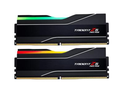 Комплект памяти DDR5 32 ГБ x с эксклюзивной наклейкой OVERCLOCK WORKS для Trident Z5 Neo RGB G.Skill DDR5-6400 (2 16 ГБ) F5-6400J3039G16GX2-TZ5NR