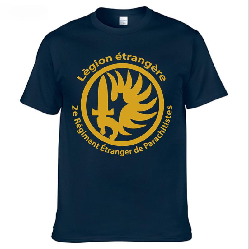 Streetwear New French Foreign Legion Special Forces War Army T-shirt Men Cotton Short Sleeve T Shirt Tees Tops Homme Camisetas