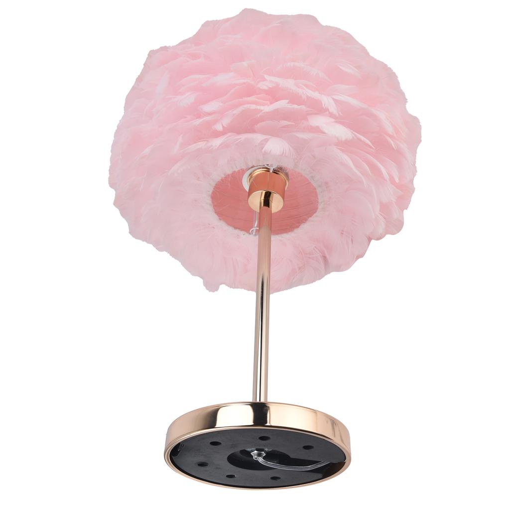 E27 Подставка для настольной лампы с перьями, современный держатель для настольной лампы для спальни, декор для свадьбы и дня рождения, США