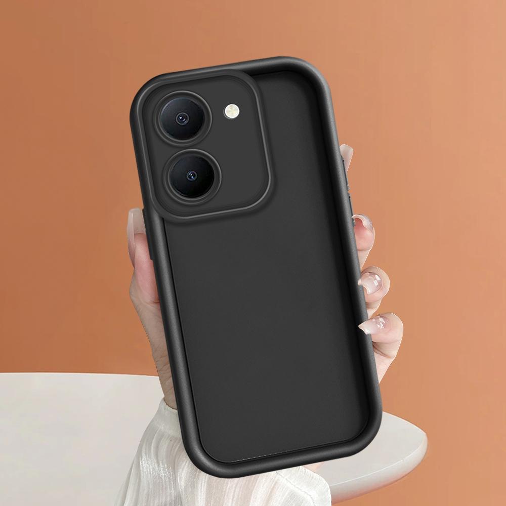 Мягкие силиконовые квадратные лестницы с мультяшным узором, полное покрытие, защита камеры, противоударный чехол для iPhone Infinix Tecno Vivo