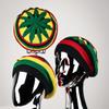 Autumn/Winter Rainbow Striped Jamaican Reggae Wool Hat – Halloween Style