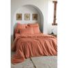 Pack complet housse de couette "Lysandre" toutes dimensions "Lyocel" L'effet Papillon - Lysandre Terracotta - Pack 4 Pièces pour lit
