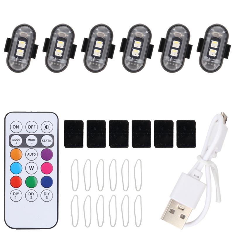 Wireless Multi-Mode 7-Color LED Strobe Light for Cars & Motorcycles