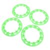 4 шт. 8-дюймовые колесные колпаки для квадроцикла, защита ступицы, декор, устойчивые к царапинам пластиковые колпаки, универсальные для картинга, зеленые