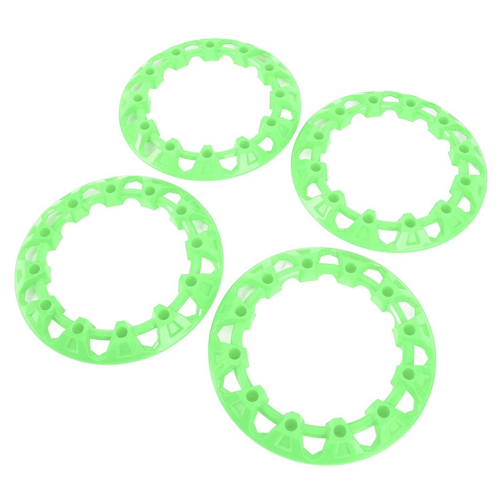 4 шт. 8-дюймовые колесные колпаки для квадроцикла, защита ступицы, декор, устойчивые к царапинам пластиковые колпаки, универсальные для картинга, зеленые