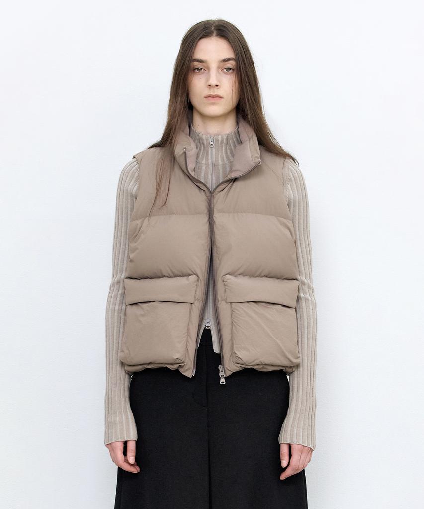 Insilence Women Hybrid Soft Down Jacket Beige