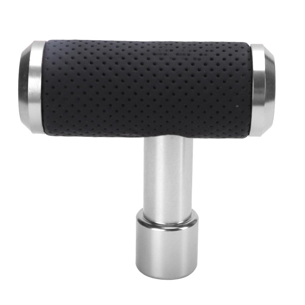 Автомобильная ручка переключения передач T-образная универсальная ручка переключения передач с ручной или автоматической коробкой передач (Серебряный)