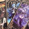 Genshin Impact Tarot Deck Complete 78 Tarot Cards 22 Major Arcana + 56 Minor Arcana Japanese Anime Themed 5.5*11cm