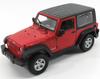 Willie Jeep Wrangler Rubicon Miniature Car 1/24 JEEP WRANGLER RUBICON 2007 Hardtop (Red)