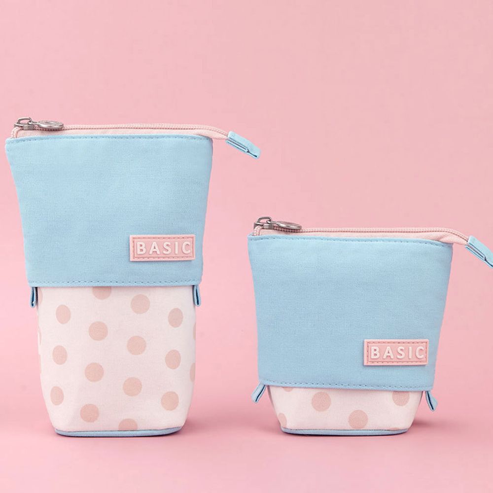 Большая вместимость Школьные принадлежности Косметичка Пенал Коробка для хранения на молнии Телескопическая сумка для ручек