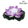 Светодиодный водонепроницаемый плавающий лотосный светильник на батарейках, искусственный цветок лилии, ночник для пруда, бассейна, сада, аквариума, декор для воды
