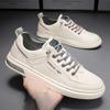 Весенняя мужская обувь новая дышащая маленькая белая обувь мужская модная универсальная обувь на платформе спортивная обувь повседневная обувь на плоской подошве модная обувь