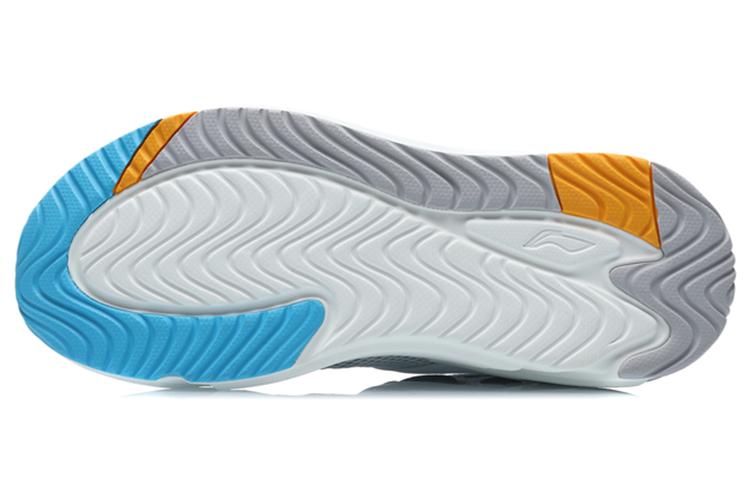 Li Ning 001 Ti Classic Low top Running Shoes Unisex Gray Blue AGLR009-1