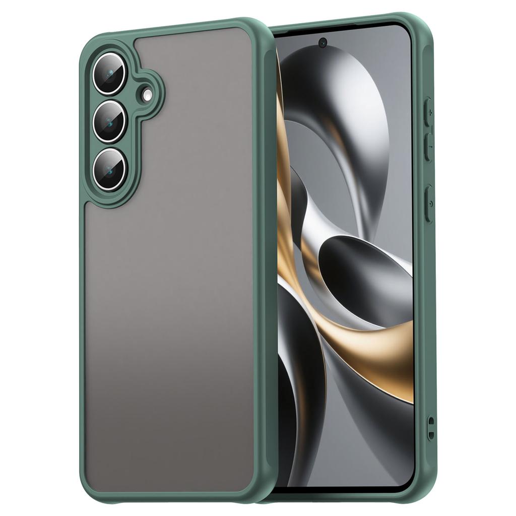 Для Samsung Galaxy S25 FE Чехол Ударопрочный С подушками безопасности Матовый Полупрозрачный ПК+ТПУ Задняя крышка телефона