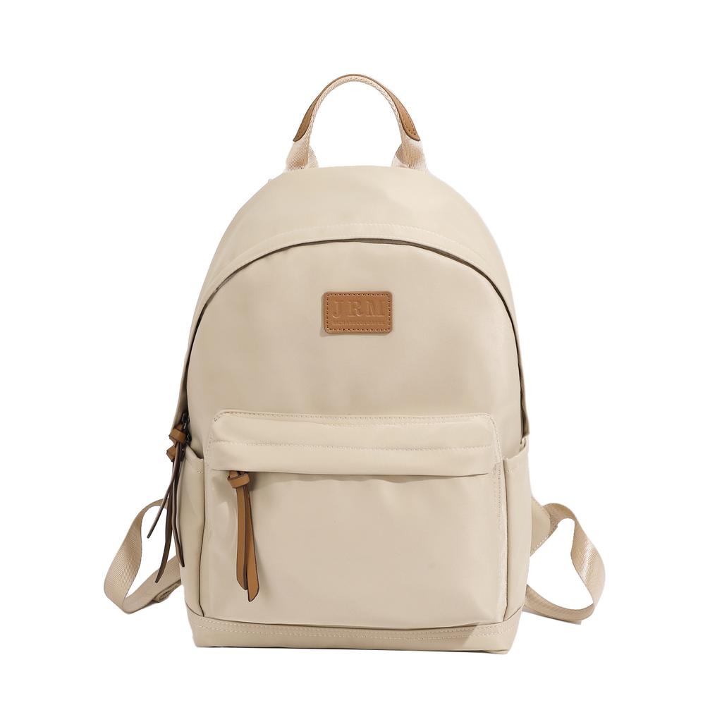 Fresh Backpack with School Wind Backpack Female Simple Large Capacity School Bag