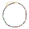 Bohemian Stone Bead Clavicle Necklace - Colorful, Simple, and Stylish Design