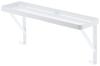Yamazaki Jitsugyo 3291 Top Towel Rack, White, Approximately W33 X D9 X H15cm, Tower Bath Rack, Just Insert Into Towel Bar, Hook Included