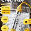 Нагреватель для бассейна Водяной нагреватель Бойлер Плавательный Солнечный Ванна Погружной Портативный Горячий Быстрый Автоматическое отключение Интеллектуальный 1500 Вт/2000 Вт