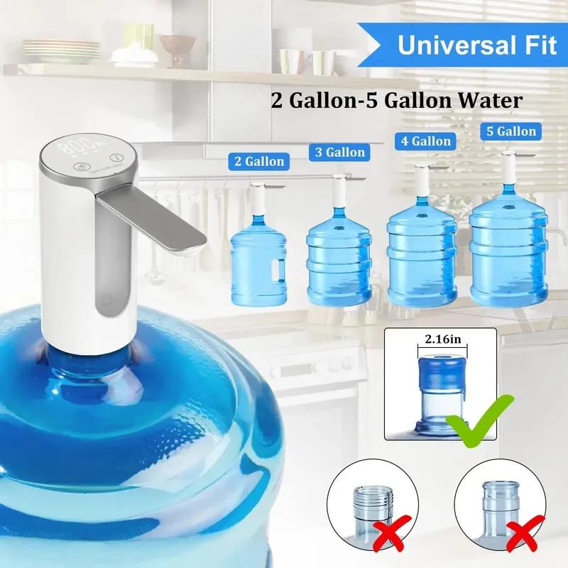Electric Water Bottle Pump for 5 Gallon Water Bottle Dispenser Pump Automatic Drinking Water Pump Portable Water Dispenser