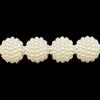 Imitation Pearl Wholesale DIY Crafts Handmade Material Jewelry Accessories Round Beige Loose Beads Findings Bayberry Ball For Jewelry Making Acrylic