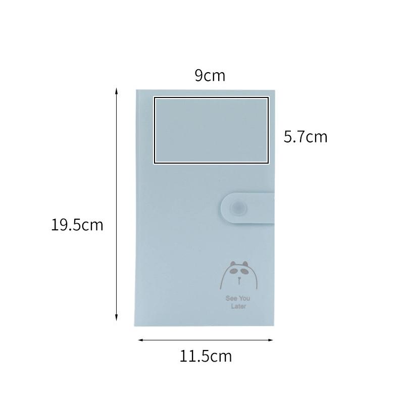 240 Card Slots Business Card Book Business Card Movie Ticket Book 3 Inch Polaroid Photo Album Folder Storage Book
