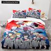 Darling In the Franxx Anime Duvet Cover Set with Pillow Covers Polyester Teens Kids Bedding Set Full Queen King Size Bed Linen