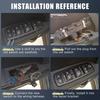 Pack(1) Car Left Right Passenger Driver Power Window Master Switch For Honda