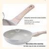 Non-stick Wok Frying Pan Ceramic Pot Home Induction Gas Stove Omelette Egg Steak Skillet Fried Durable Saucepan Kitchen Cookware