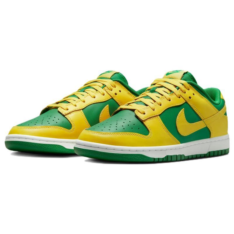 Nike Dunk Low Retro Reverse Brazil Skate Shoes Sneakers DV0833-300