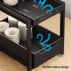 Beifu Under-Sink Kitchen Dish Storage Rack
