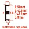 4PCS/lot 51MM Universal Car Wheel Center Hub Caps NO LOGO car wheel Dust-proof covers Car Wheel Decorations