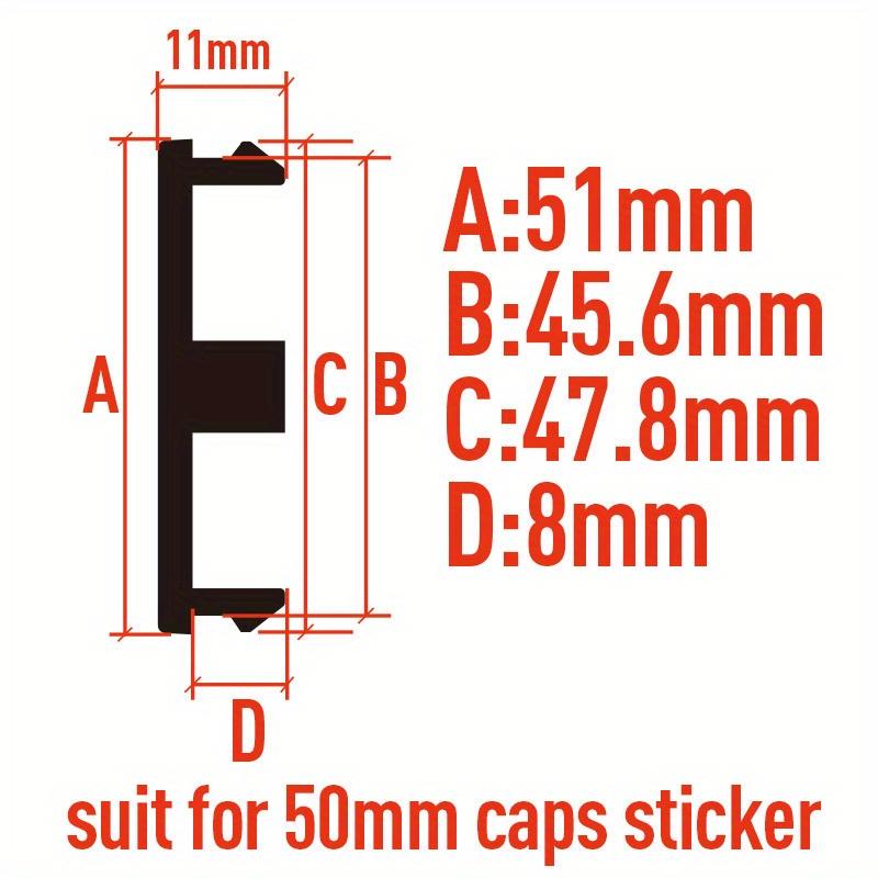 4PCS/lot 51MM Universal Car Wheel Center Hub Caps NO LOGO car wheel Dust-proof covers Car Wheel Decorations