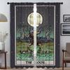 Противомоскитные шторы 2 штуки Таро Ужасов Элегантные комнатные шторы для затемнения, штора-перегородка для гостиной, кухни, детской