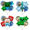 Алюминиевые шары Roblox Minecraft для детской вечеринки по случаю дня рождения