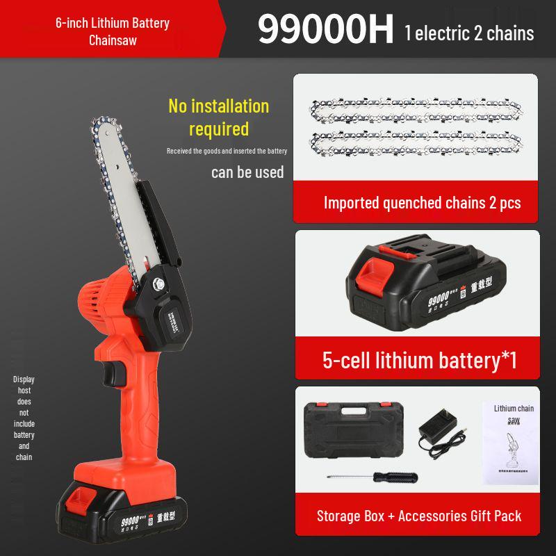 High-Power Lithium Electric Saw for Easy Pruning - Multi-Functional Tree Saw for Middle-Aged and Elderly Users