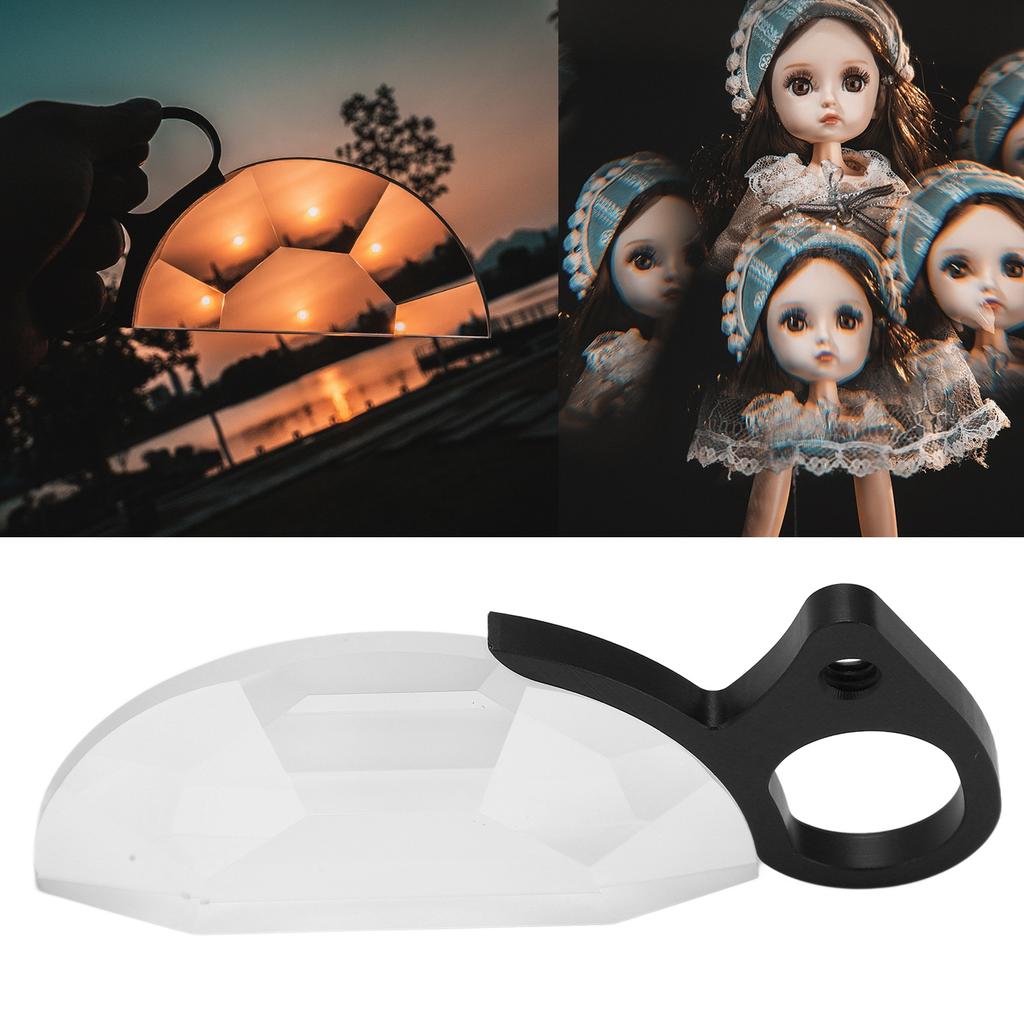 Handheld Kaleidoscope Filter Optical Glass Handheld Kaleidoscope Special Effects Filter  79mm Portable for SLR Camera