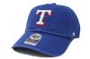47 Brand (Forty Seven Brand) Cap 47 CLEAN UP MLB American League Texas Rangers Texas Rangers 1 Piece
